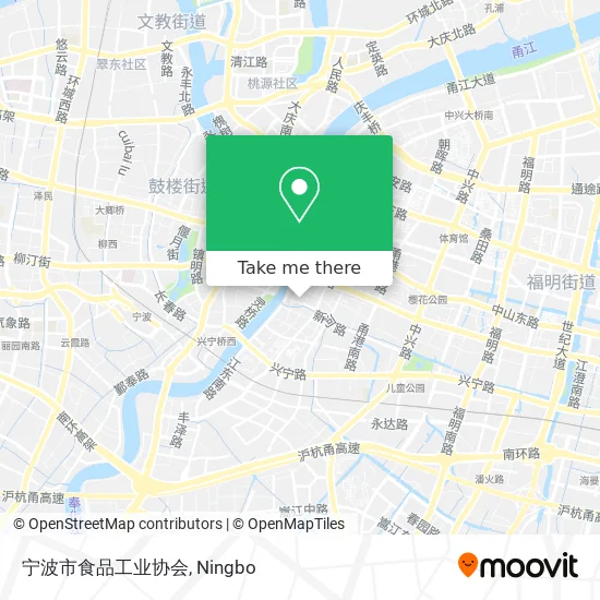 宁波市食品工业协会 map