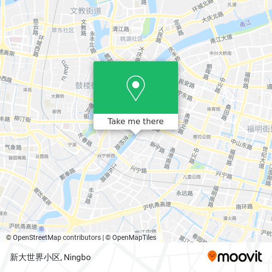 新大世界小区 map