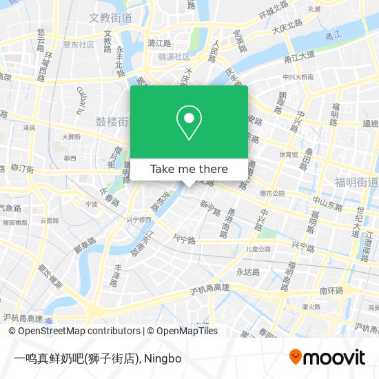 一鸣真鲜奶吧(狮子街店) map