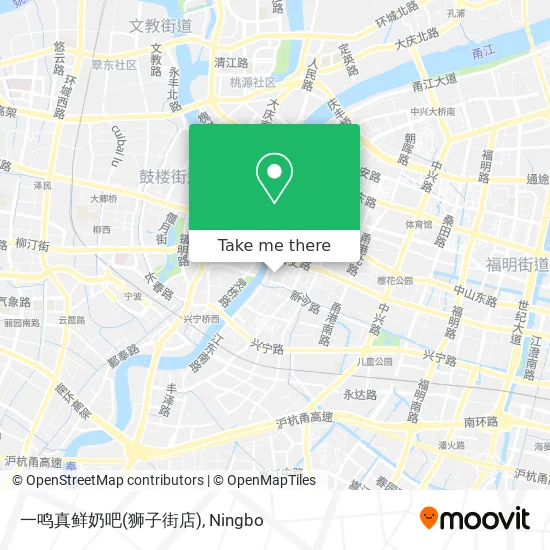 一鸣真鲜奶吧(狮子街店) map