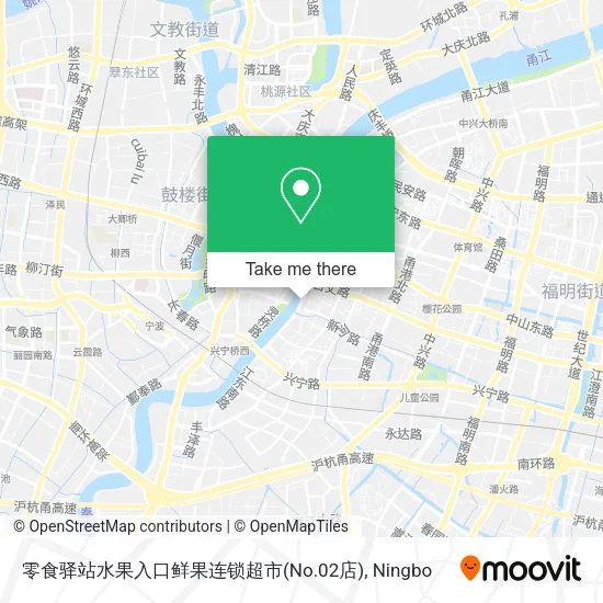 零食驿站水果入口鲜果连锁超市(No.02店) map