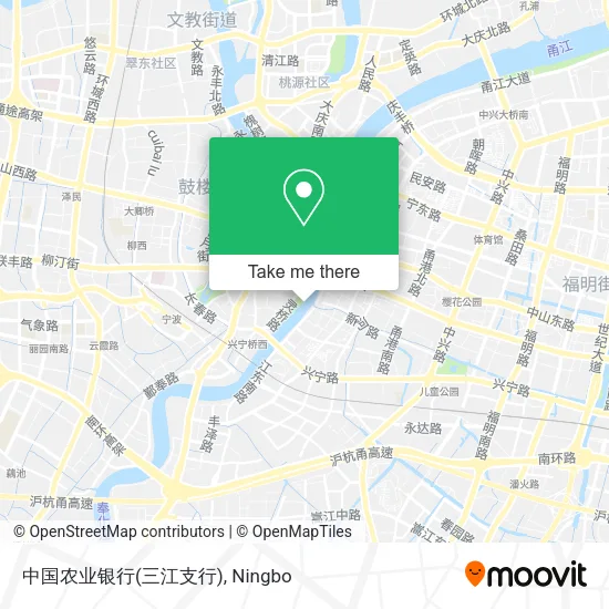中国农业银行(三江支行) map