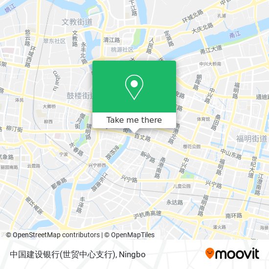 中国建设银行(世贸中心支行) map
