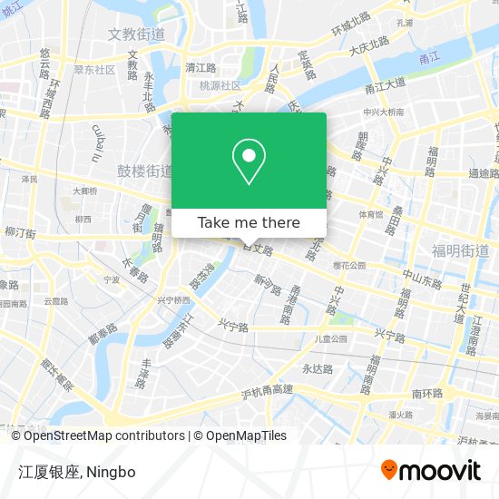 江厦银座 map