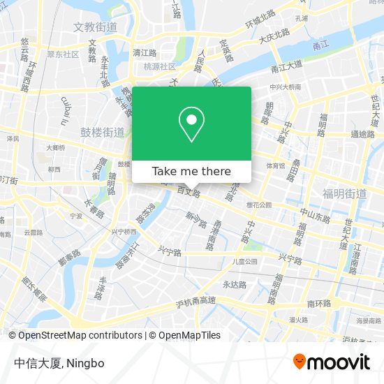 中信大厦 map