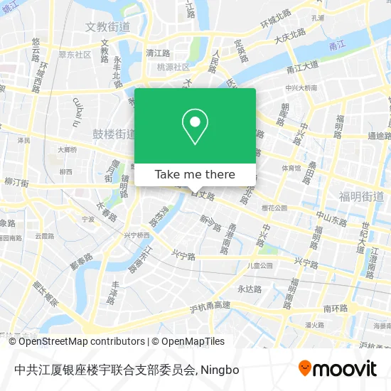 中共江厦银座楼宇联合支部委员会 map