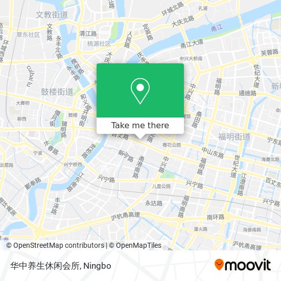 华中养生休闲会所 map