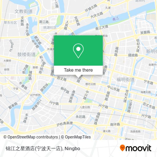 锦江之星酒店(宁波天一店) map