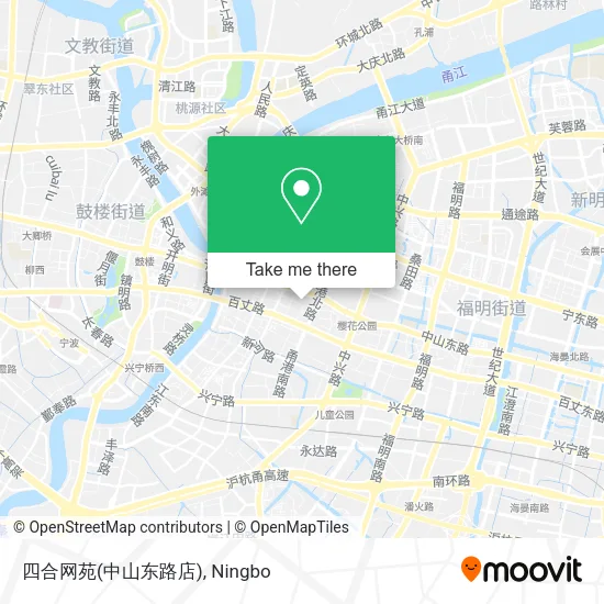 四合网苑(中山东路店) map