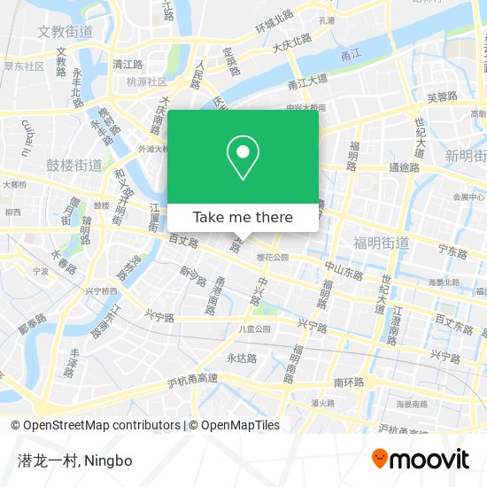 潜龙一村 map