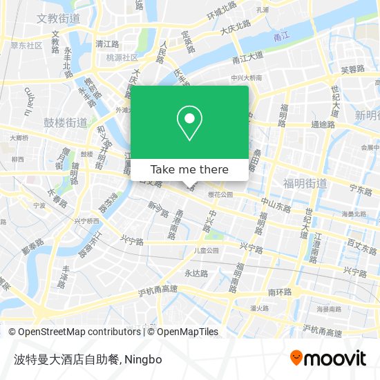 波特曼大酒店自助餐 map