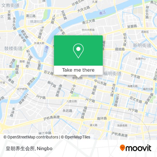 皇朝养生会所 map