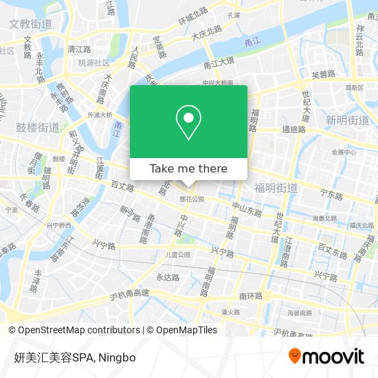 妍美汇美容SPA map