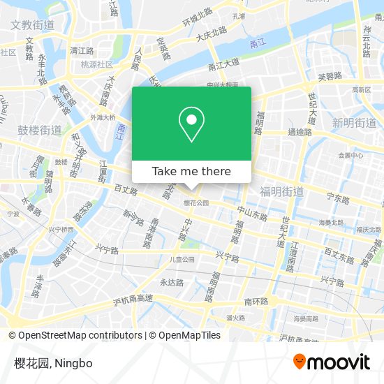 樱花园 map