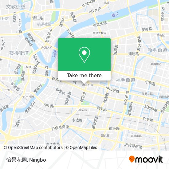 怡景花园 map