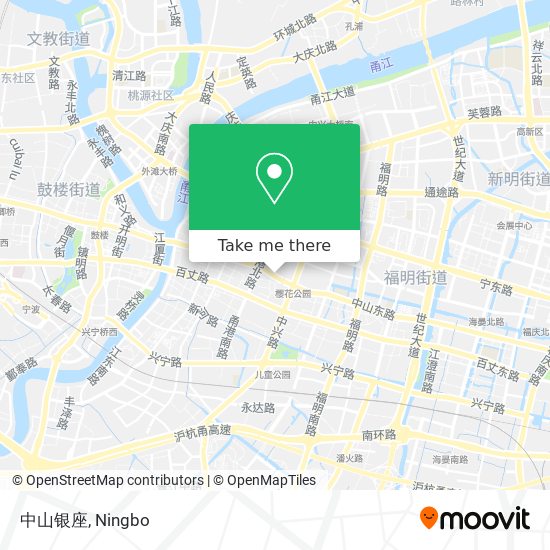 中山银座 map