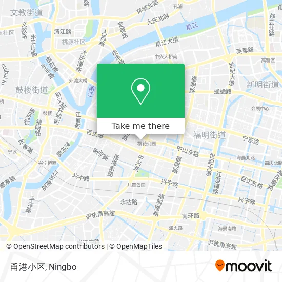 甬港小区 map