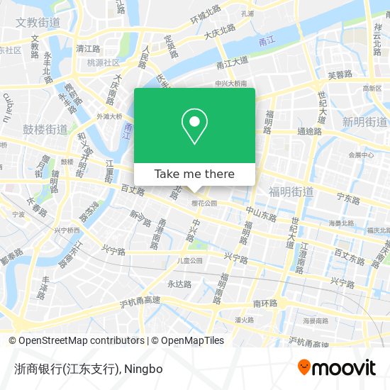 浙商银行(江东支行) map
