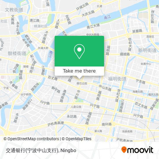 交通银行(宁波中山支行) map