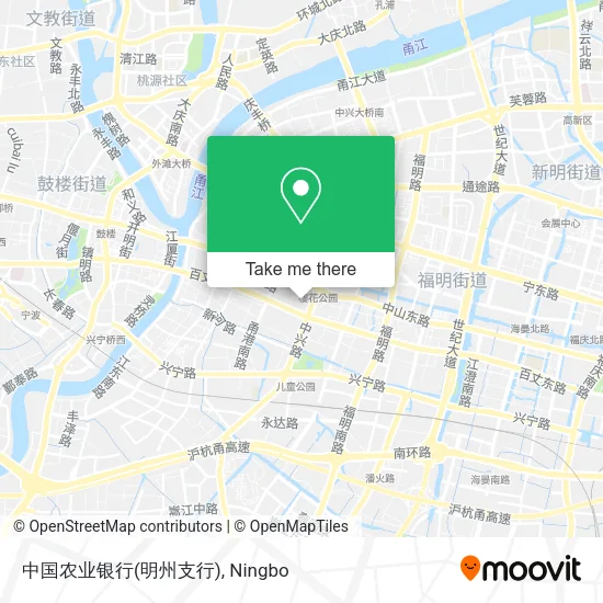 中国农业银行(明州支行) map
