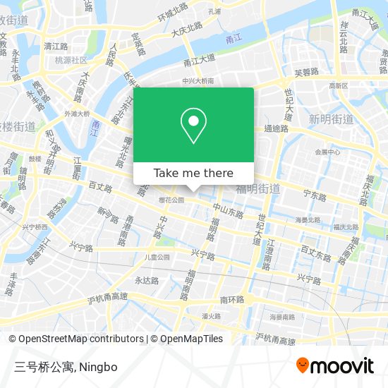 三号桥公寓 map
