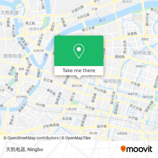 天凯电器 map
