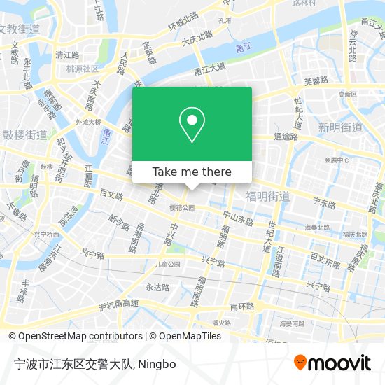 宁波市江东区交警大队 map