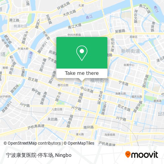 宁波康复医院-停车场 map