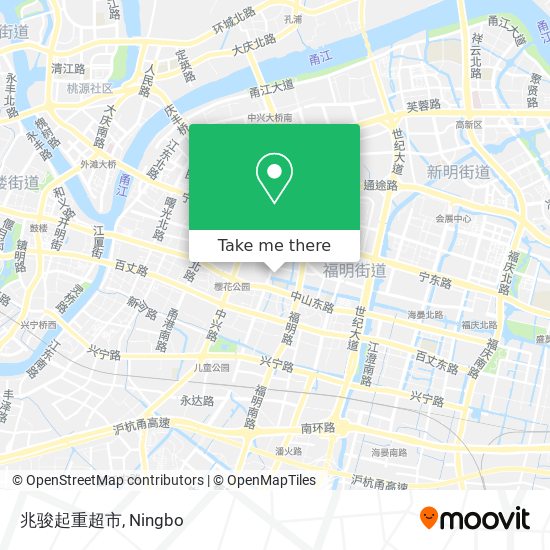 兆骏起重超市 map
