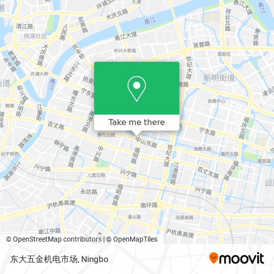 东大五金机电市场 map