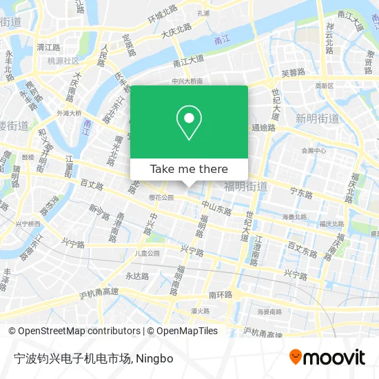 宁波钧兴电子机电市场 map