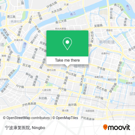 宁波康复医院 map