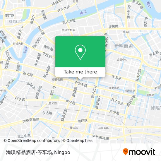 淘璞精品酒店-停车场 map