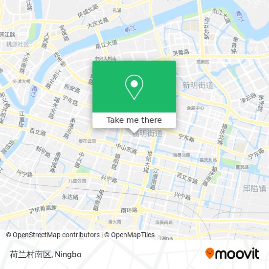 荷兰村南区 map