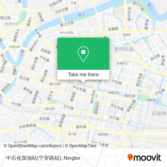 中石化加油站(宁穿路站) map