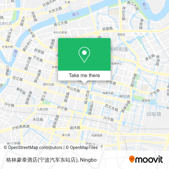 格林豪泰酒店(宁波汽车东站店) map