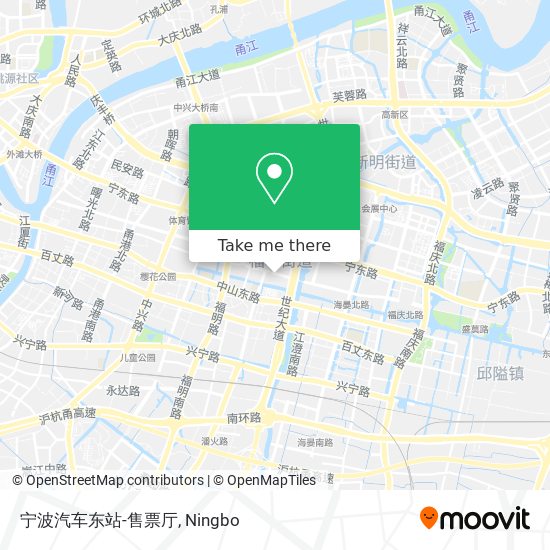 宁波汽车东站-售票厅 map
