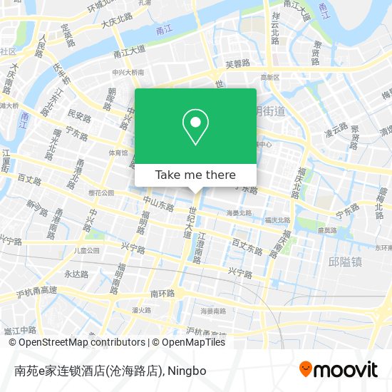 南苑e家连锁酒店(沧海路店) map