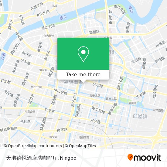 天港禧悦酒店浩咖啡厅 map