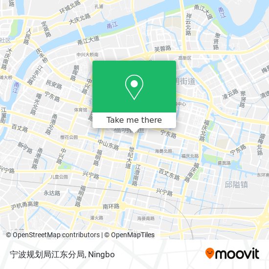 宁波规划局江东分局 map