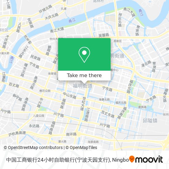 中国工商银行24小时自助银行(宁波天园支行) map