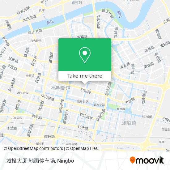 城投大厦-地面停车场 map