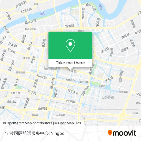 宁波国际航运服务中心 map