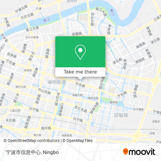 宁波市信息中心 map