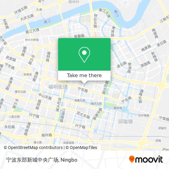 宁波东部新城中央广场 map