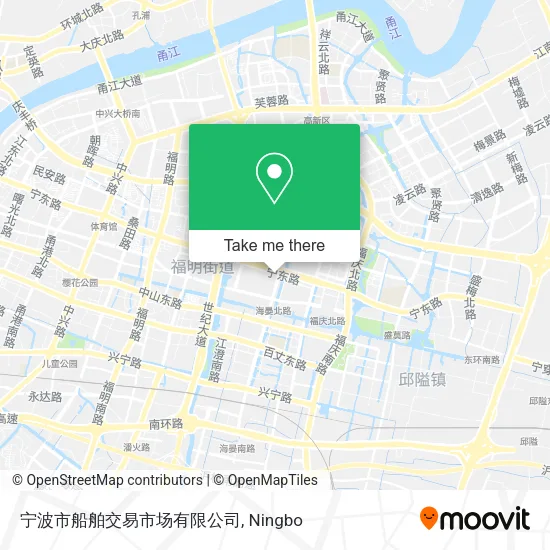 宁波市船舶交易市场有限公司 map