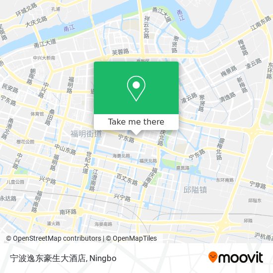 宁波逸东豪生大酒店 map