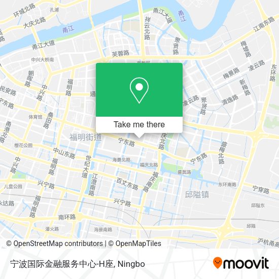宁波国际金融服务中心-H座 map