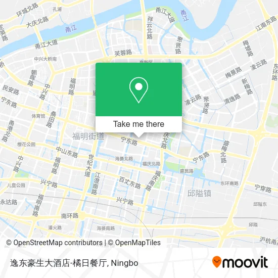 逸东豪生大酒店-橘日餐厅 map