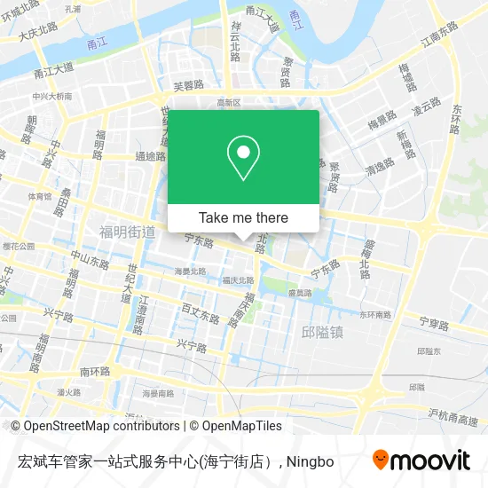 宏斌车管家一站式服务中心 map